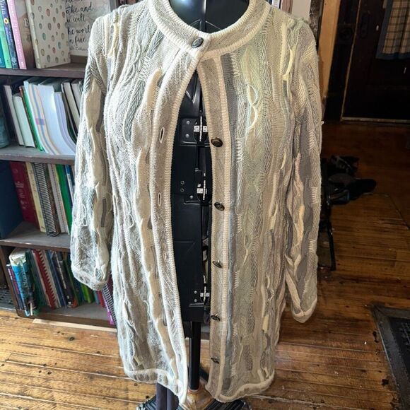 Carlo Alberto Australian textured artsy vintage Coogi sweater - Picture 1 of 5